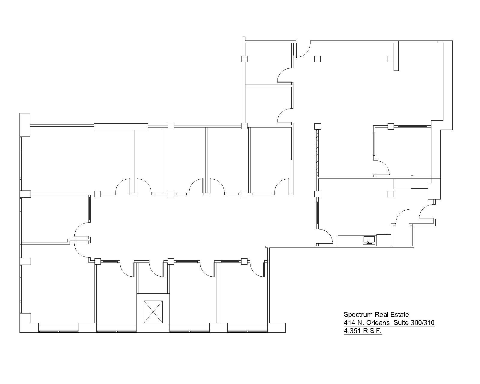 414 N Orleans St, Chicago, IL for lease Floor Plan- Image 1 of 1