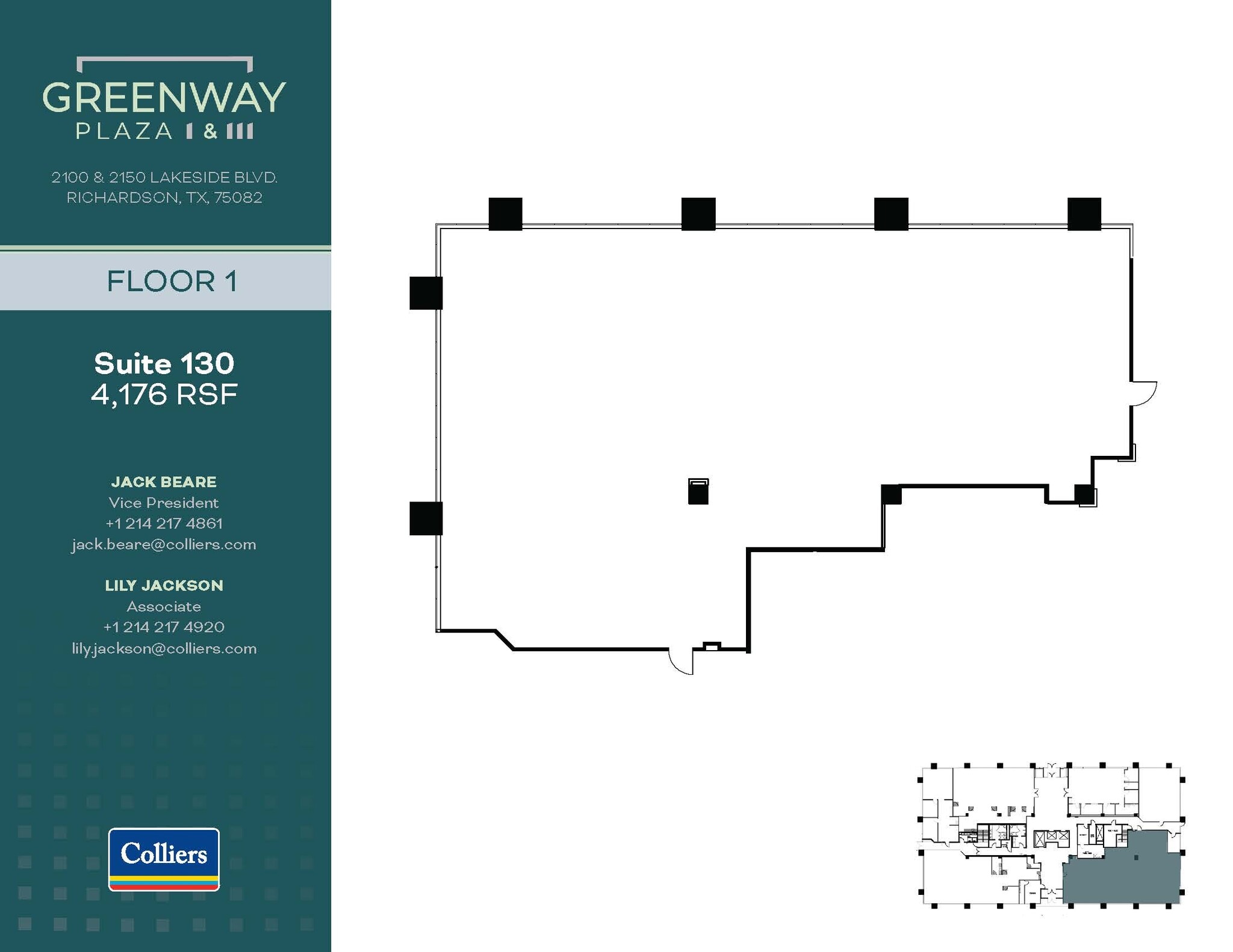 2100 & 2150 Lakeside Blvd, Richardson, TX for lease Floor Plan- Image 1 of 1