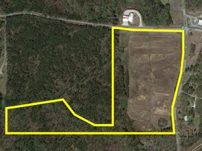 0 Acres Land Rd & Lower Burris Rd, Canton, GA - aerial  map view