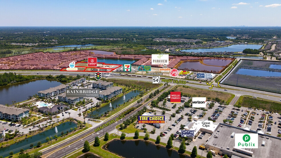 SR 54 & Sunlake Blvd, Lutz, FL for lease - Building Photo - Image 3 of 4
