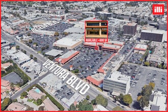 18399-18409 Ventura Blvd, Tarzana, CA - AERIAL map view