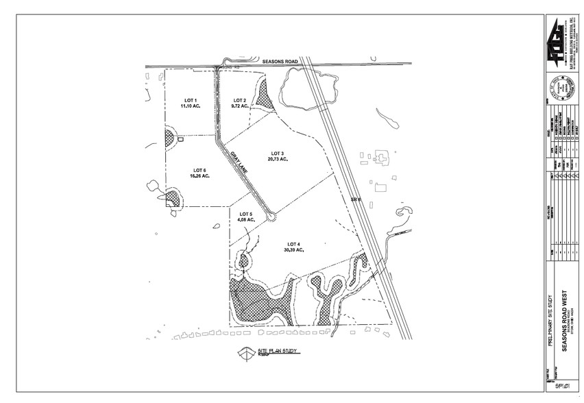 254 Seasons Road, Stow, OH for sale - Site Plan - Image 3 of 3