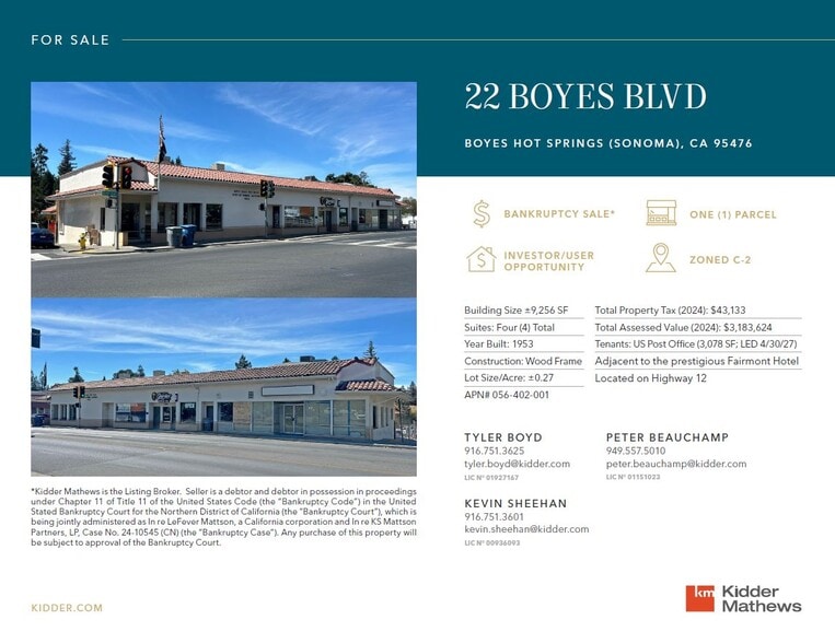 22 Boyes Blvd, Boyes Hot Springs, CA for sale - Building Photo - Image 2 of 10