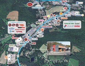 384-392 Washington st, Claremont, NH - AERIAL map view