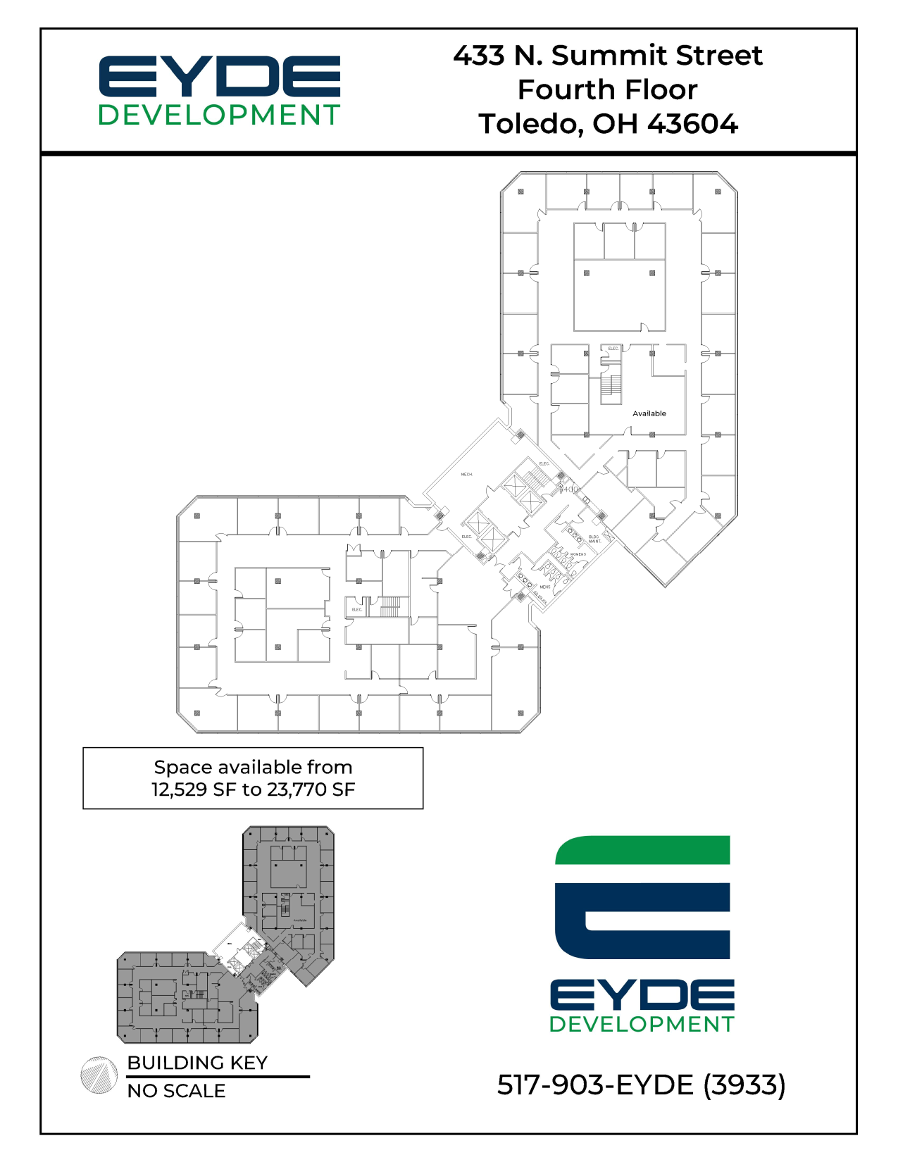 433 N Summit St, Toledo, OH for lease Floor Plan- Image 1 of 1