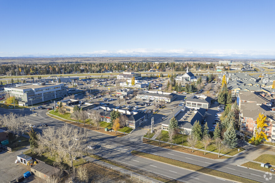 22 Richard Way SW, Calgary, AB for lease - Aerial - Image 2 of 6