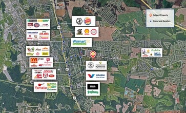 605 Tiny Town Rd, Clarksville, TN - AERIAL map view