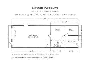 4208-4248 S 36th Pl, Phoenix, AZ for lease Floor Plan- Image 1 of 2