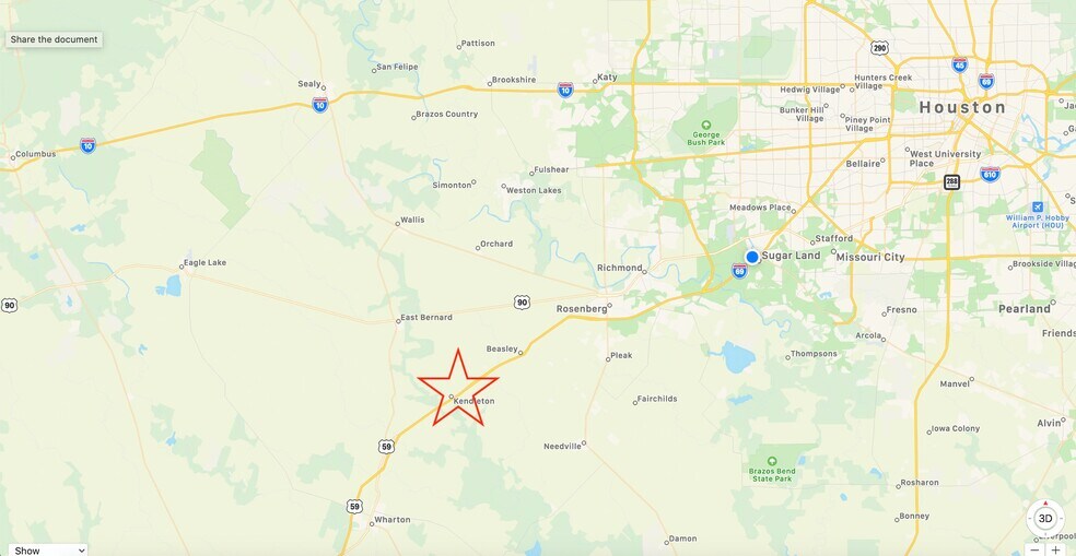 1 Highway 59, Kendleton, TX 77451