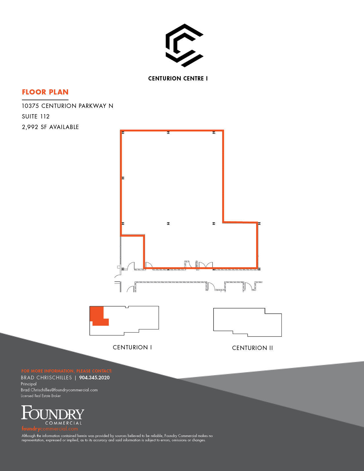 10375 Centurion Pky N, Jacksonville, FL for lease Floor Plan- Image 1 of 1