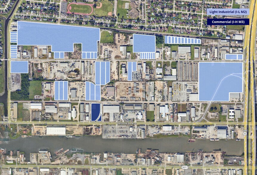 Marrero Land Industrial Park, Harvey, LA for sale - Aerial - Image 1 of 1