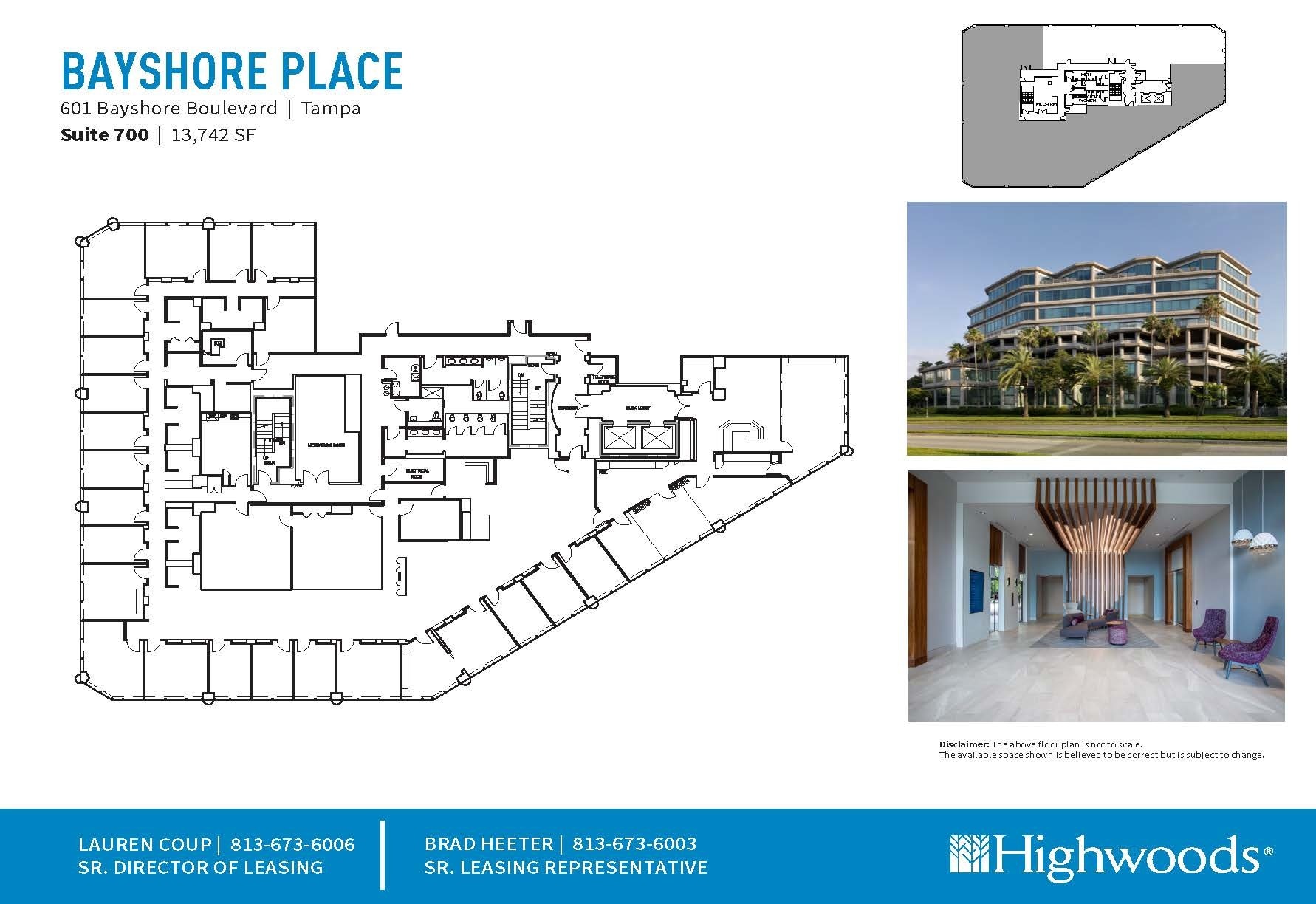 601 Bayshore Blvd, Tampa, FL for lease Floor Plan- Image 1 of 3