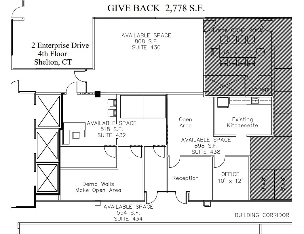 2 Enterprise Dr, Shelton, CT for lease Floor Plan- Image 1 of 2