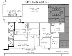 2 Enterprise Dr, Shelton, CT for lease Floor Plan- Image 1 of 2