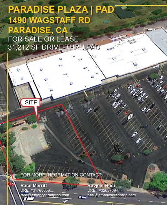 1490 Wagstaff Rd, Paradise, CA for sale Aerial- Image 1 of 2