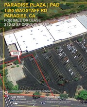 1490 Wagstaff Rd, Paradise, CA - aerial  map view