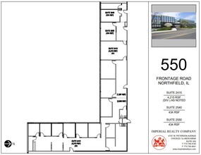 540-550 W Frontage Rd, Northfield, IL for lease Floor Plan- Image 1 of 11