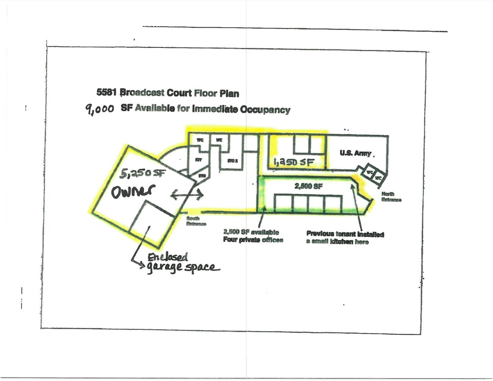 5581 Broadcast Ct, Sarasota, FL for lease Floor Plan- Image 1 of 2