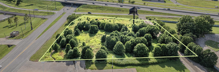 E Pine and Hwy 169, Tulsa, OK - aerial  map view - Image1