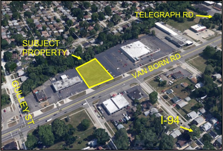 25200 Van Born Rd, Dearborn Heights, MI for lease - Aerial - Image 1 of 2