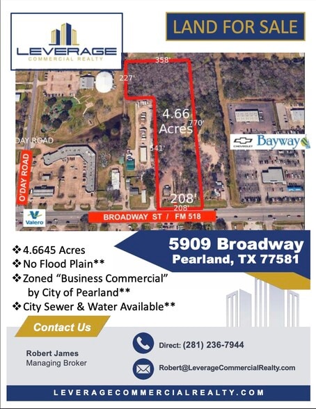 5909 Pearland Pl, Pearland, TX for sale - Aerial - Image 2 of 6