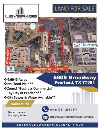 More details for 5909 W Broadway St, Pearland, TX - Land for Sale