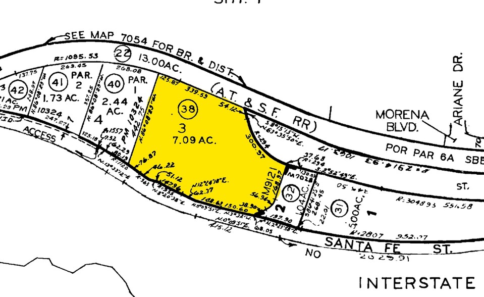 5959 Santa Fe St, San Diego, CA for lease - Plat Map - Image 2 of 4