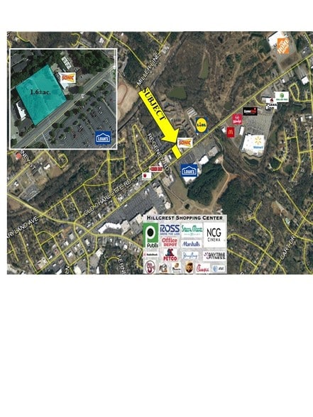 E Main St, Spartanburg, SC for sale - Building Photo - Image 1 of 2