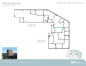 1415 North Loop W, Houston, TX for lease Floor Plan- Image 2 of 2