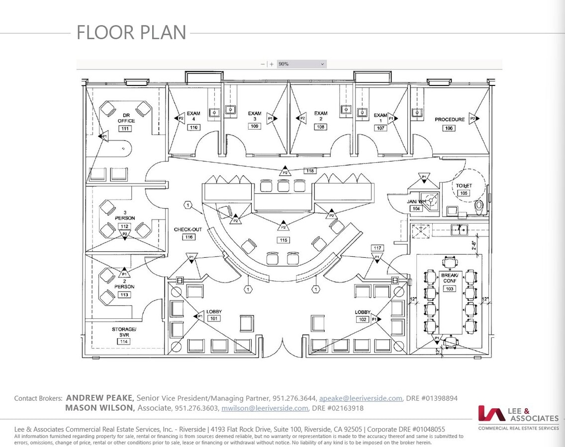 2083 Compton Ave, Corona, CA 92881 - Unit 104 -  - Floor Plan - Image 1 of 2