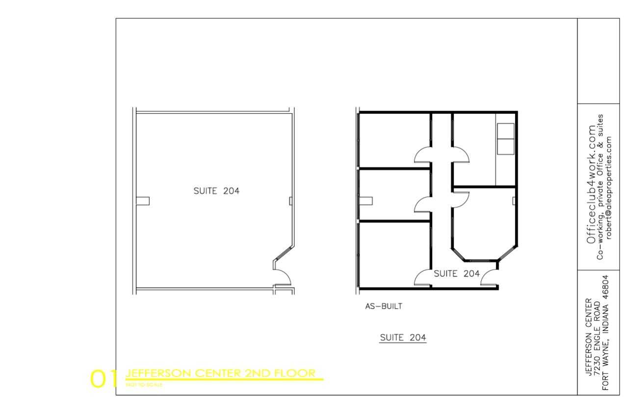 7230 Engle Rd, Fort Wayne, IN for lease Floor Plan- Image 1 of 2