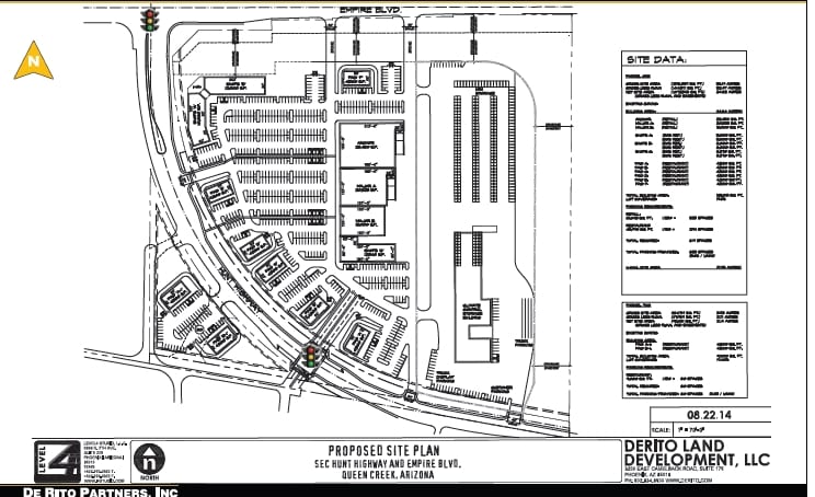 Hunt Hwy & Ellsworth Rd, Queen Creek, AZ for lease - Site Plan - Image 1 of 1