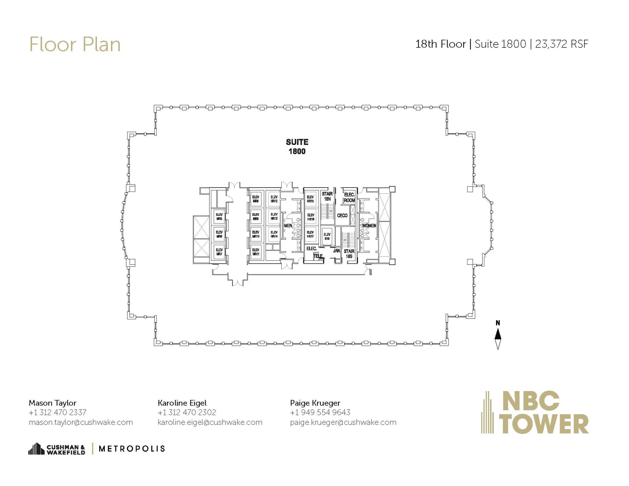 455 N Cityfront Plaza Dr, Chicago, IL for lease Floor Plan- Image 1 of 1