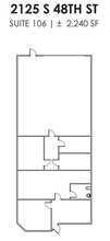 2105 S 48th St, Tempe, AZ for lease Floor Plan- Image 1 of 1