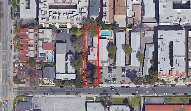 10953 Whipple St, North Hollywood, CA - aerial  map view