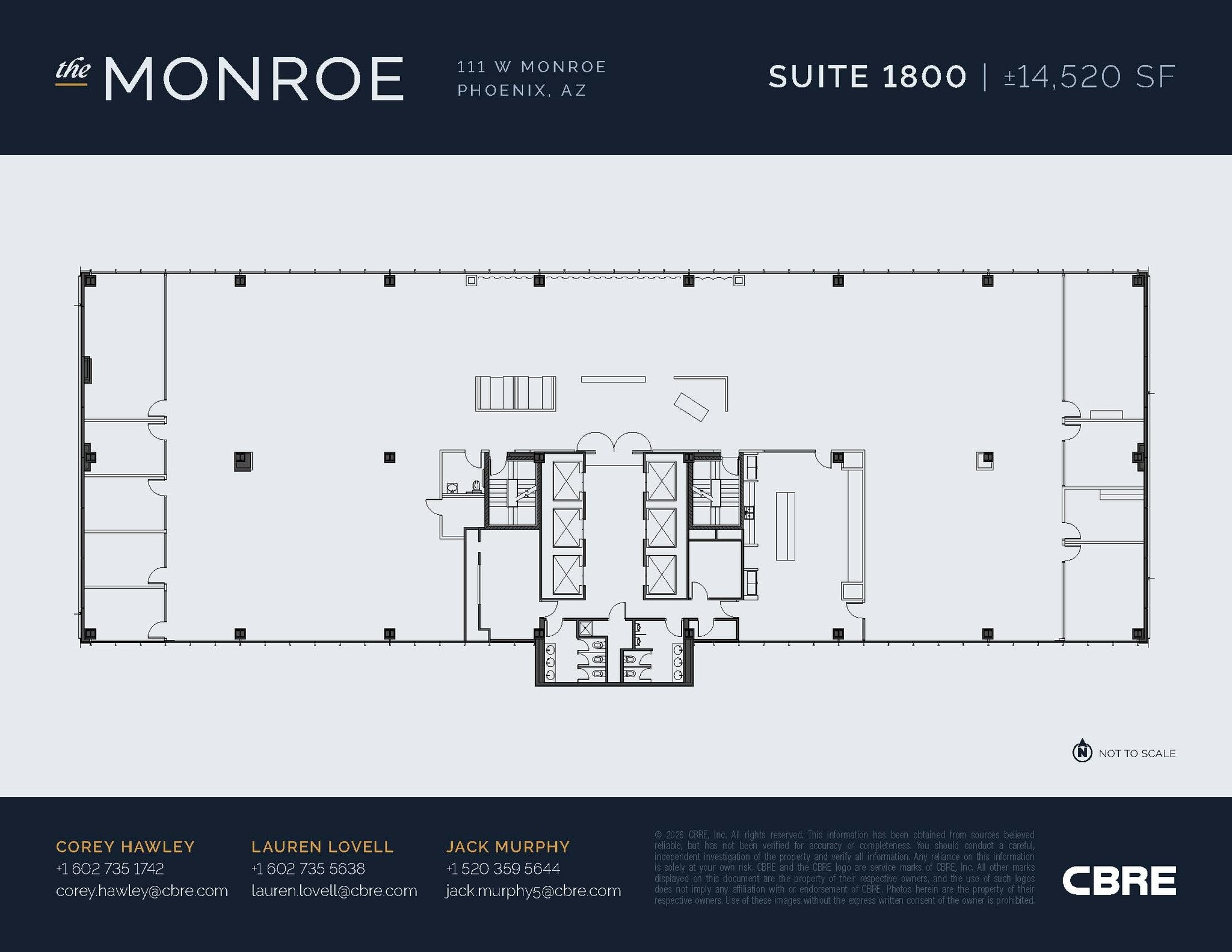 111 W Monroe St, Phoenix, AZ for lease Interior Photo- Image 1 of 1