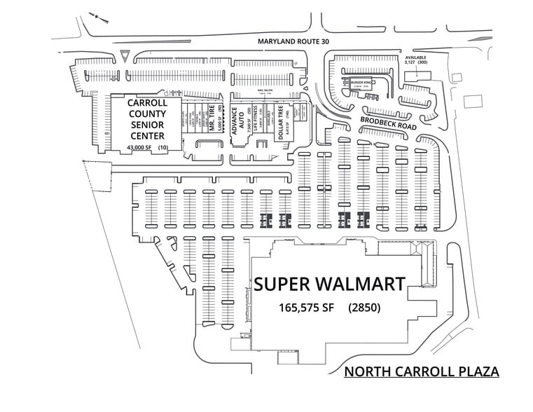 2320 Hanover Pike, Hampstead, MD for lease - Site Plan - Image 2 of 2