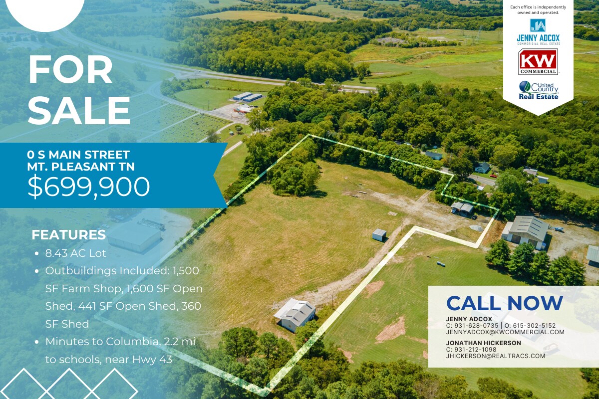 1081 S Main St, Mount Pleasant, TN for sale Building Photo- Image 1 of 2