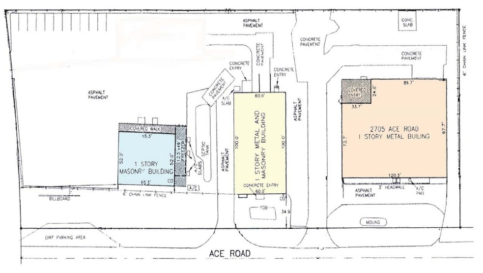 2705 Ace Rd, Orlando, FL for lease - Site Plan - Image 3 of 3