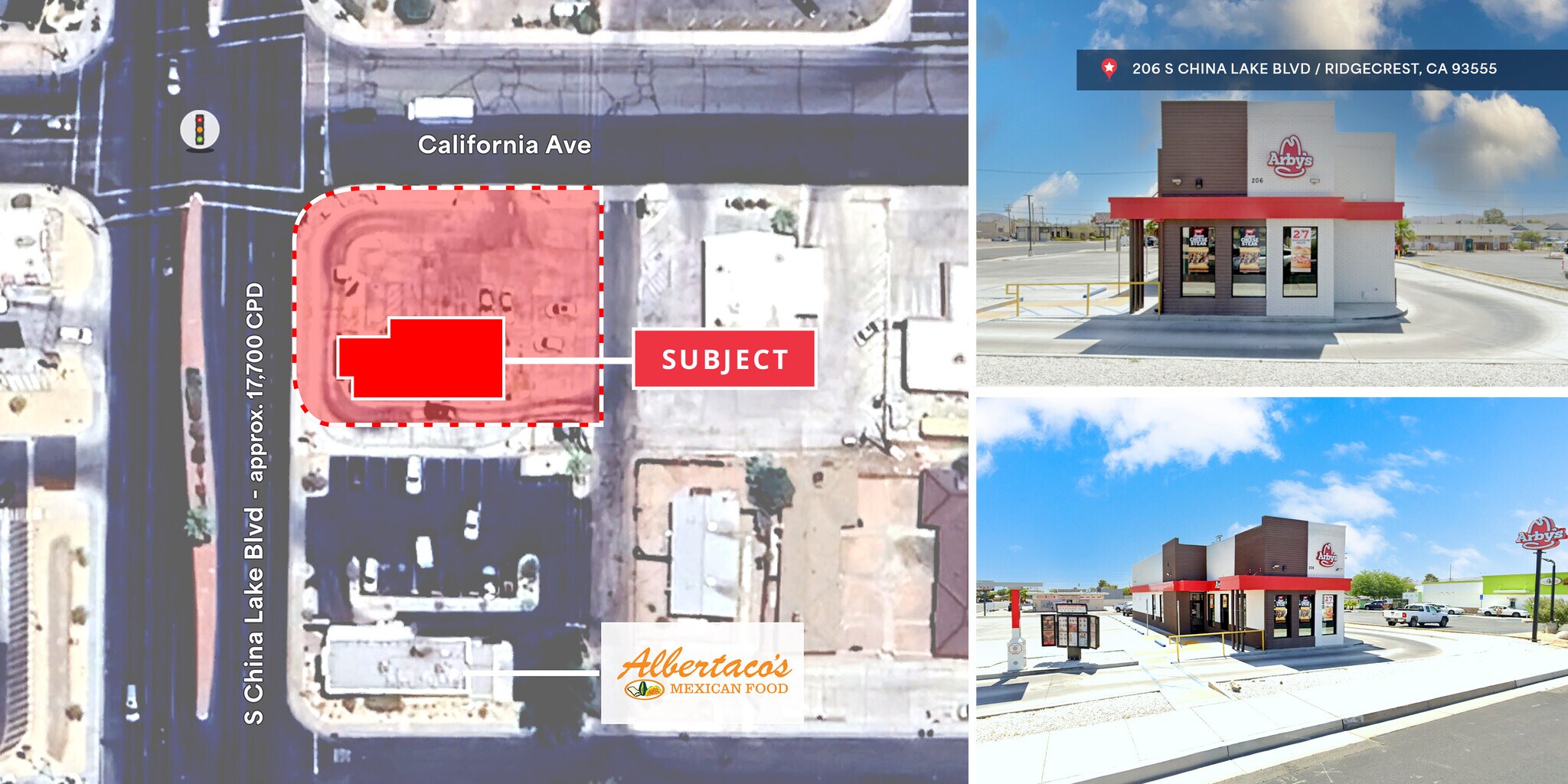 206 S China Lake Blvd, Ridgecrest, CA for lease Building Photo- Image 1 of 4