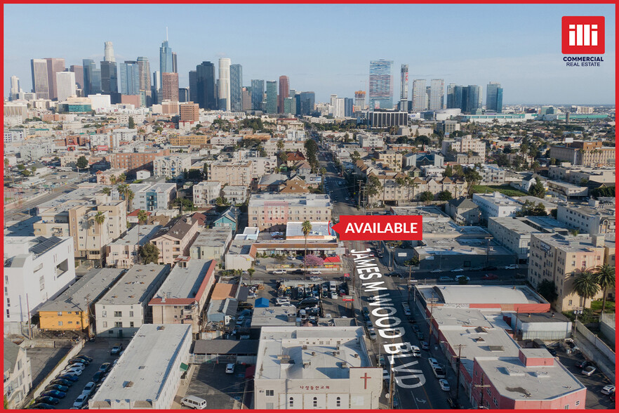 2419-2421 James M Wood Blvd, Los Angeles, CA for lease - Aerial - Image 1 of 12