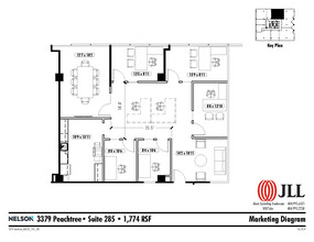 3379 Peachtree Rd NE, Atlanta, GA for lease Floor Plan- Image 1 of 2