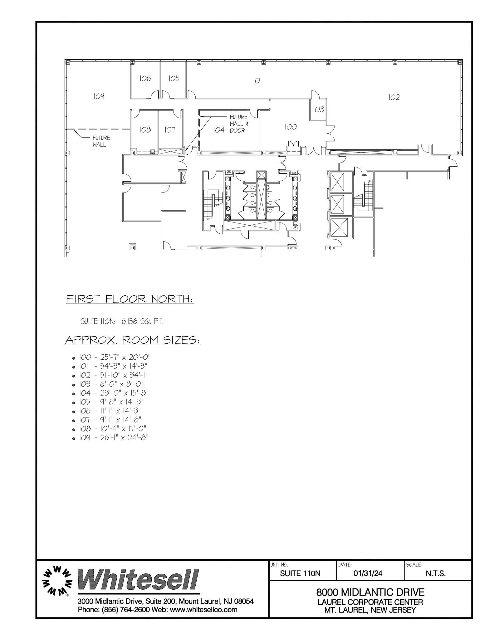 8000 Midlantic Dr, Mount Laurel, NJ for lease Site Plan- Image 1 of 1