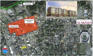 919 Greensboro Ave, Tuscaloosa, AL - Aerial  map view