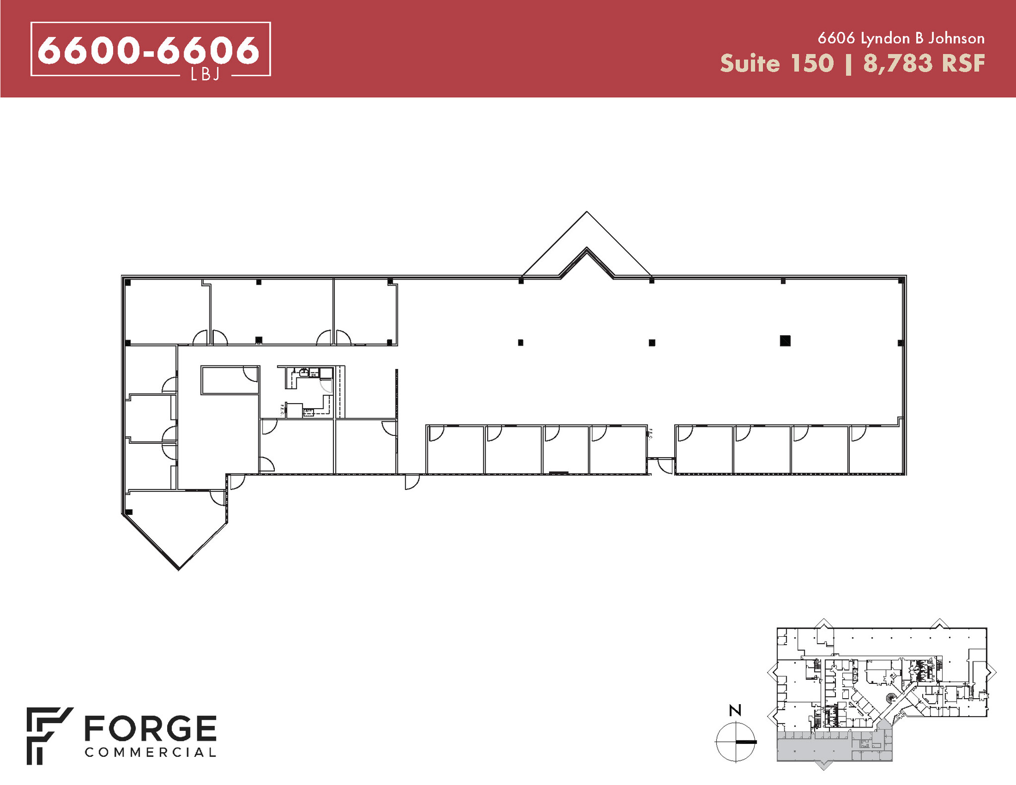 6606 Lyndon B Johnson Fwy, Dallas, TX for lease Floor Plan- Image 1 of 1