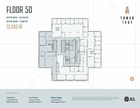 1201 3rd Ave, Seattle, WA for lease Floor Plan- Image 2 of 2