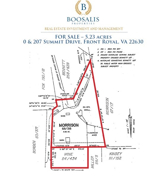 0 & 207 Summit Dr, Front Royal, VA for sale - Plat Map - Image 3 of 4