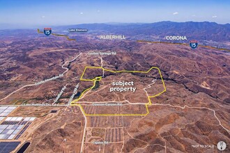 Dawson Canyon Rd, Perris, CA - AERIAL  map view - Image1