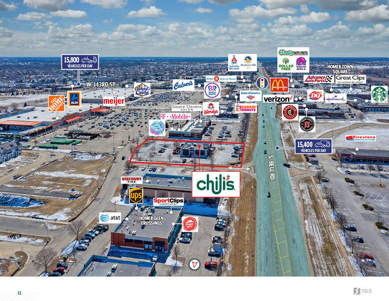 14025 S Bell Rd, Homer Glen, IL 60491 - Chili's | 5yrs Abs NNN | Home