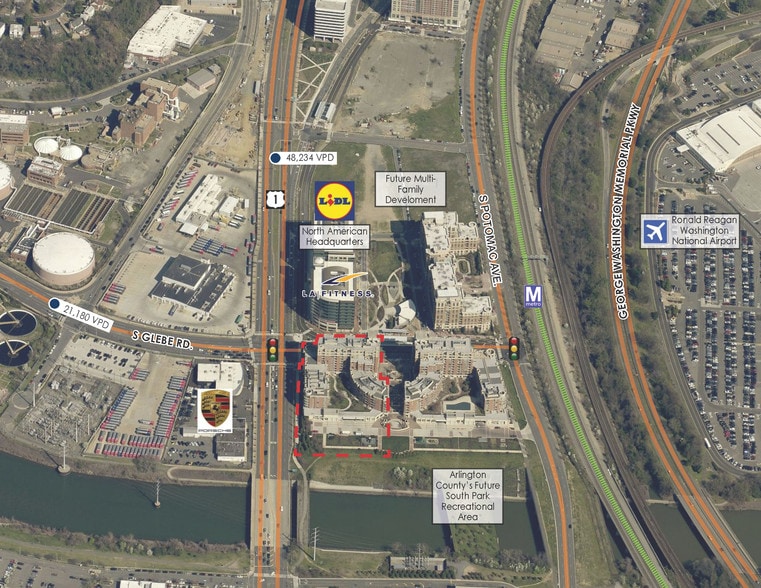 3600 S Glebe Rd, Arlington, VA for lease - Aerial - Image 3 of 13